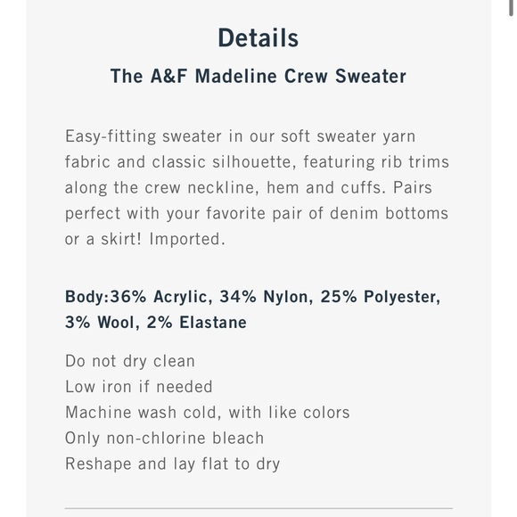 The A&F Madeline Crew Sweater in Light Brown - Picture 6 of 9